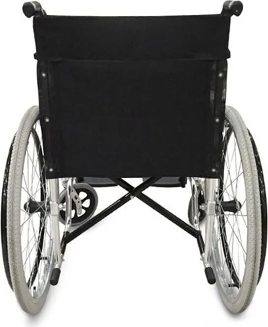 Fauteuil roulant manuel en acier chromé MOVO MLW809
