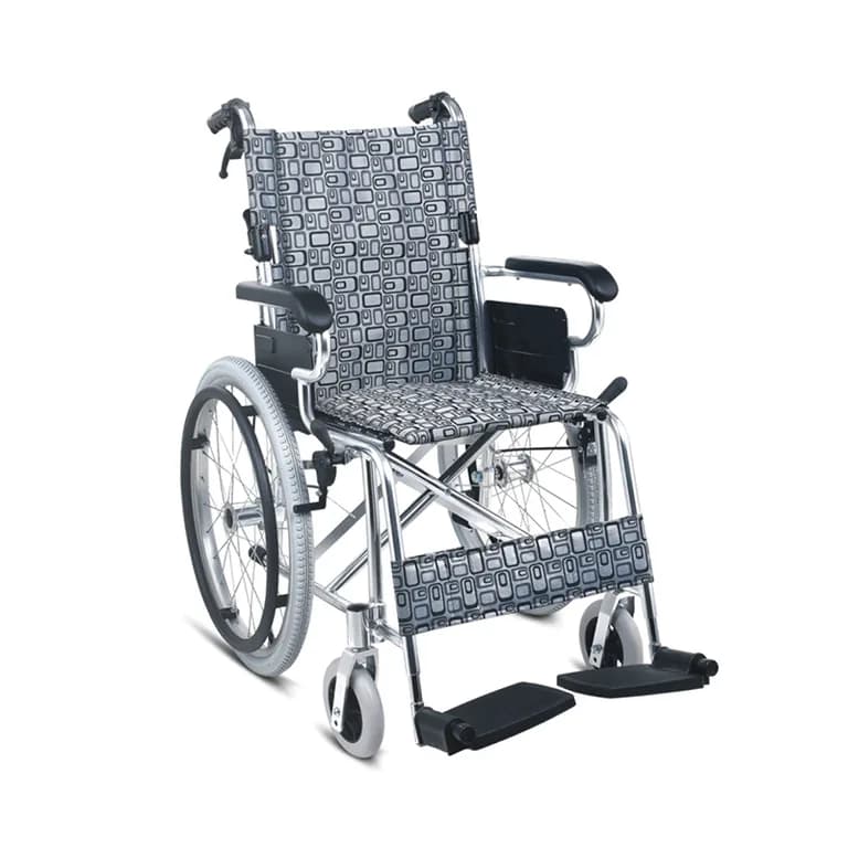 Fauteuil roulant léger en aluminium à poignées rabattables MLW872LAJ