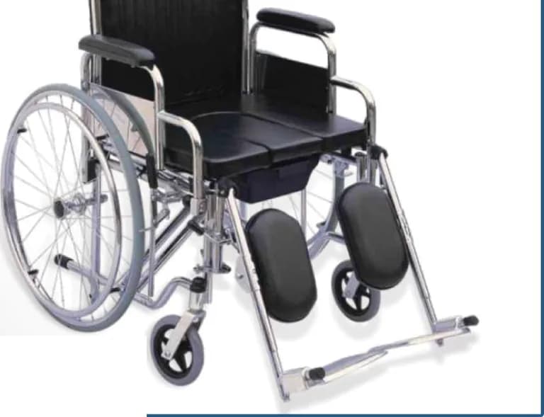 MLW-609LU Folding Commode Wheelchair