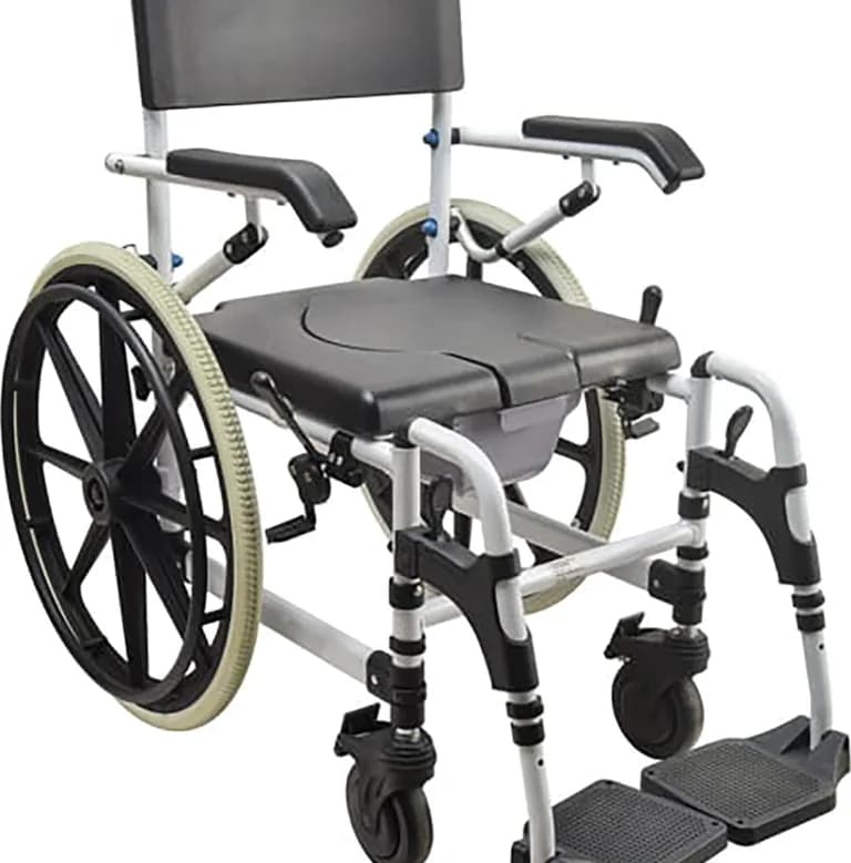 MLW-863B Self-Propelled Commode Shower Wheelchair