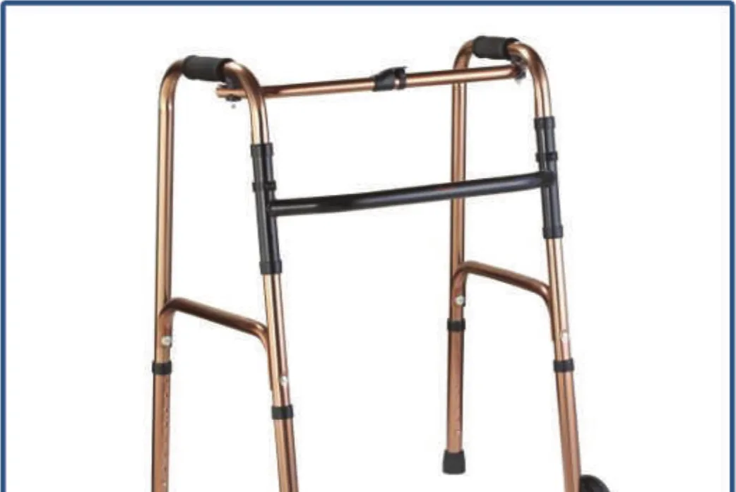 Déambulateur pliant à roues avant MLW-005