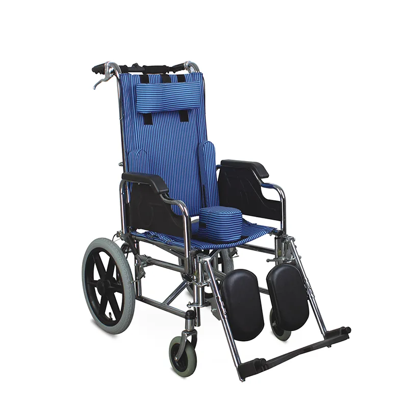 MOVO MLW212BCEG Reclining High-Back Manual Wheelchair