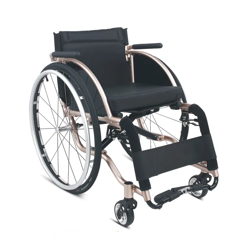 كرسي متحرك رياضي نشط قابل للطي من الألومنيوم موفو MLW720LQ-36 بعرض جلسة 36 سم